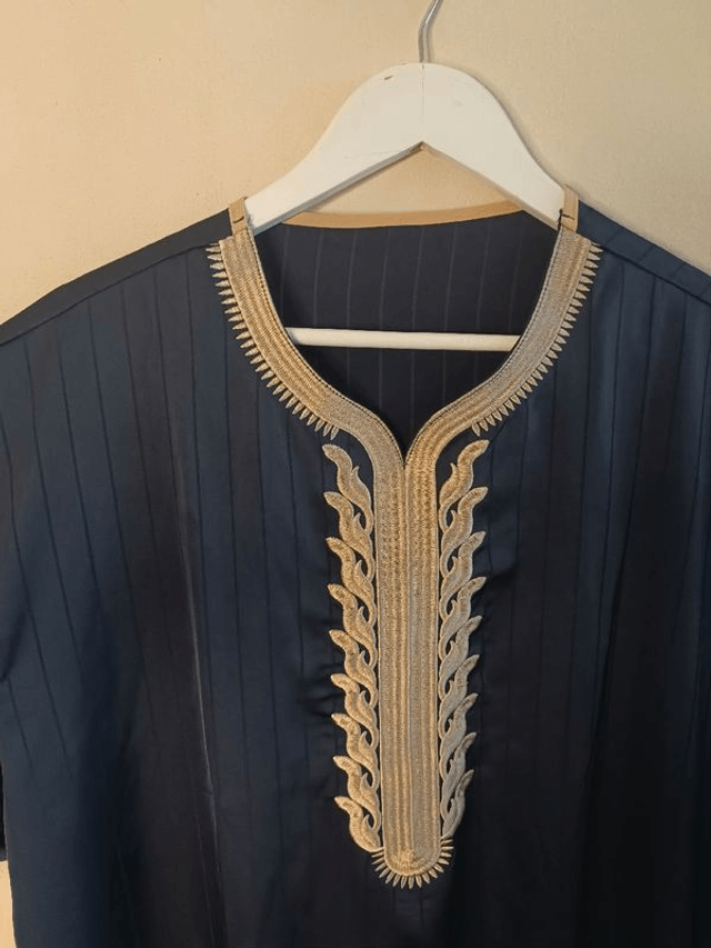 Djellaba bleu XL/XXL