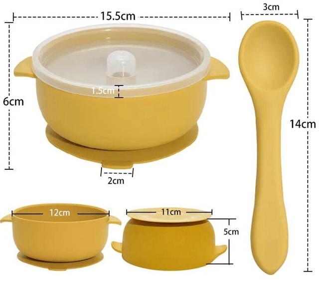 Bol bébé à ventouse en silicone de haute qualité