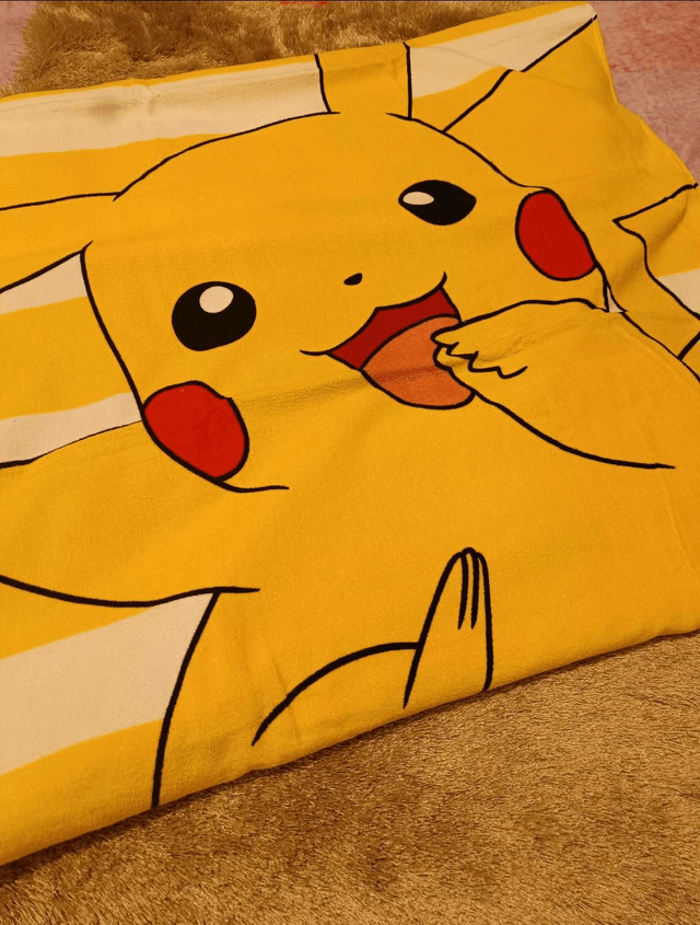 Lot de 2 draps de bain / serviette de plage Pokémon