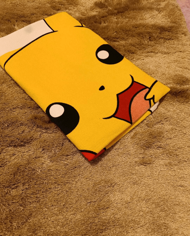 Lot de 2 draps de bain / serviette de plage Pokémon