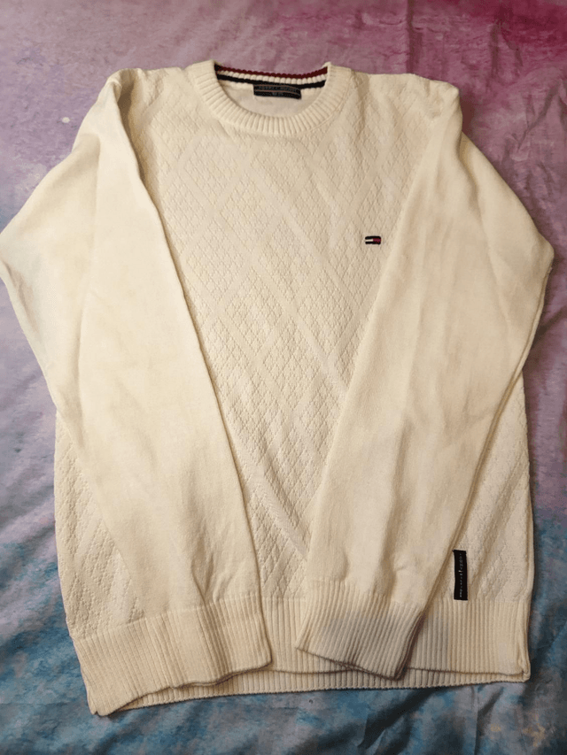 Pull en laine crème pour enfant