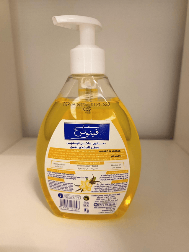Savon liquide pour les mains