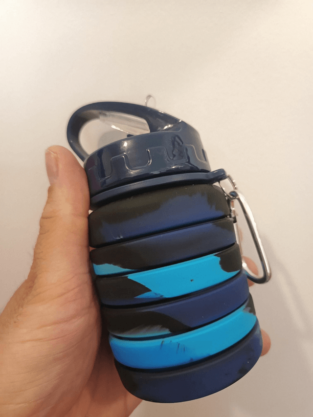 Gourde pliable de 500 ml 2 couleurs