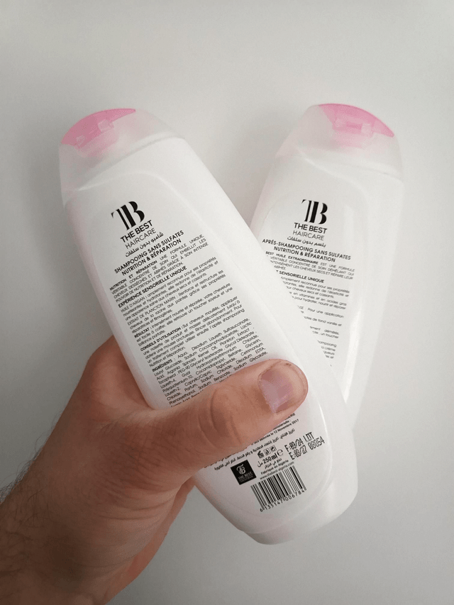 Lot de 2 bouteilles de shampooing et après-shampooing by The BEST
