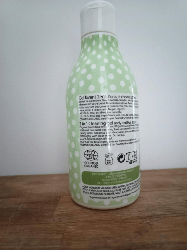 Gel douche lavant 2en1