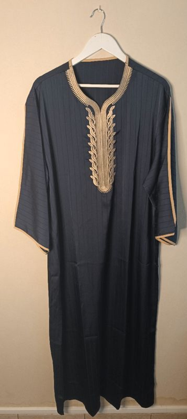 Djellaba bleu XL/XXL