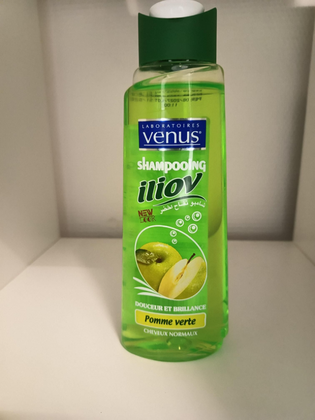 Shampooing Iliov - Parfum pomme verte