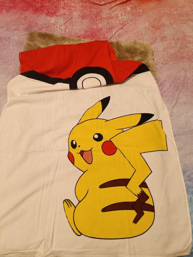 Serviette de bain Pokémon 100% coton