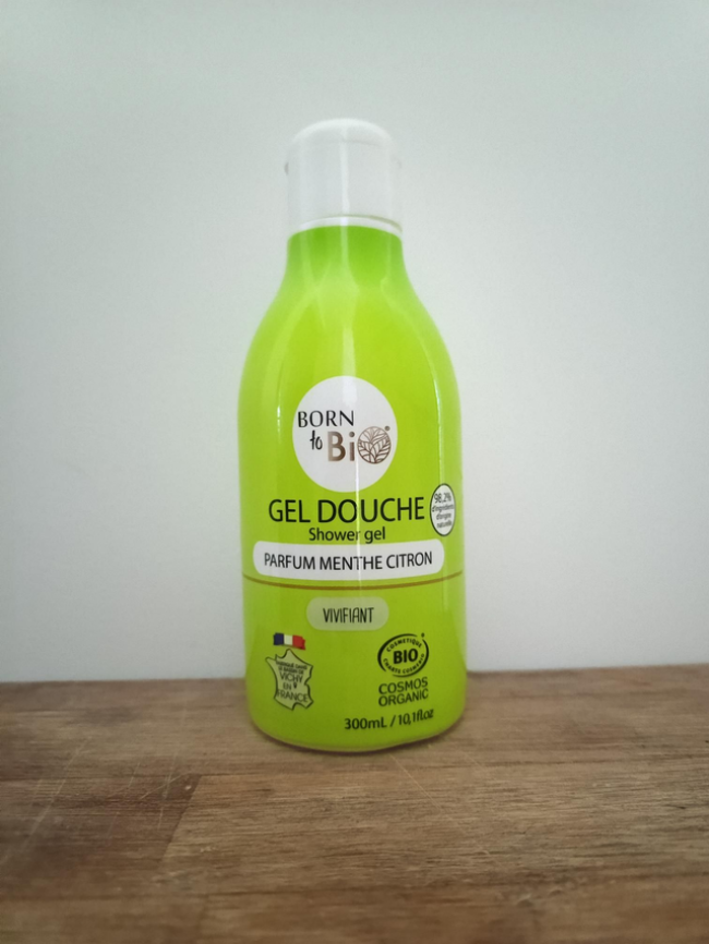 Gel douche menthe citron bio