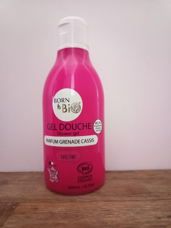 Gel douche grenade cassis