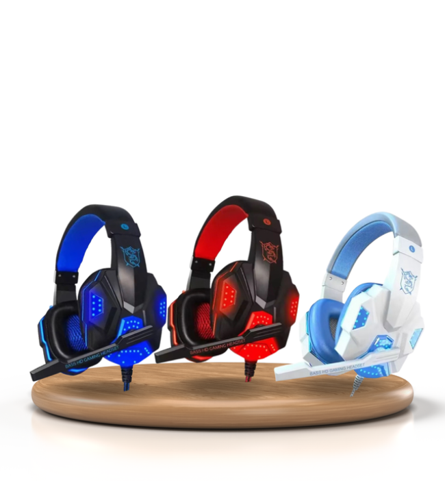 Casque gaming LED