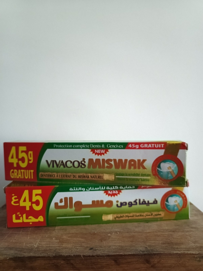 Lot de 2 dentifrice Miswak