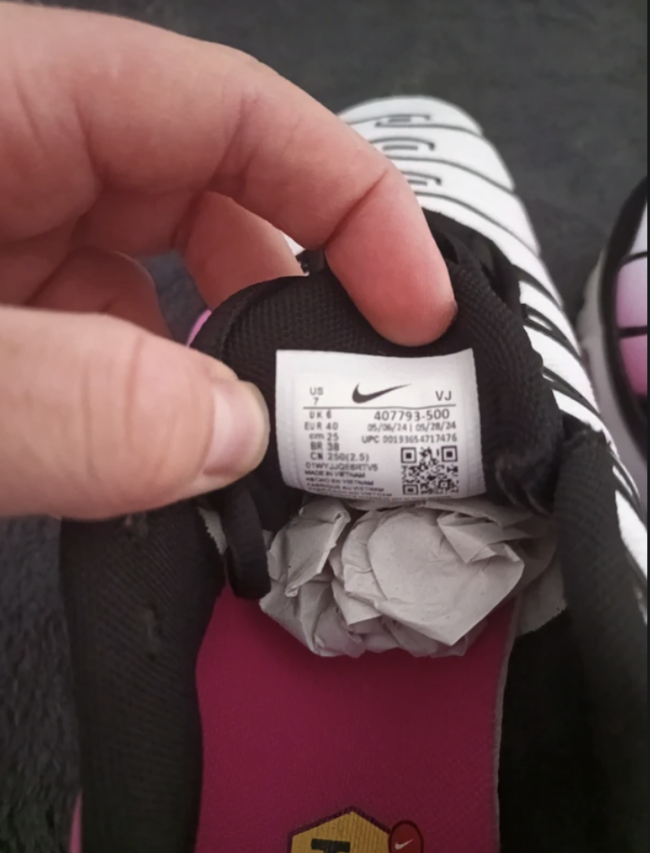 Tn blanche et rose - Pointure 40